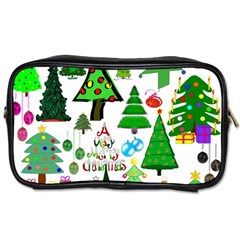 Oh Christmas Tree Travel Toiletry Bag (Two Sides)