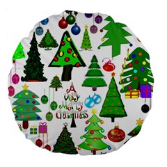 Oh Christmas Tree 18  Premium Round Cushion 