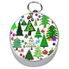 Oh Christmas Tree Silver Compass