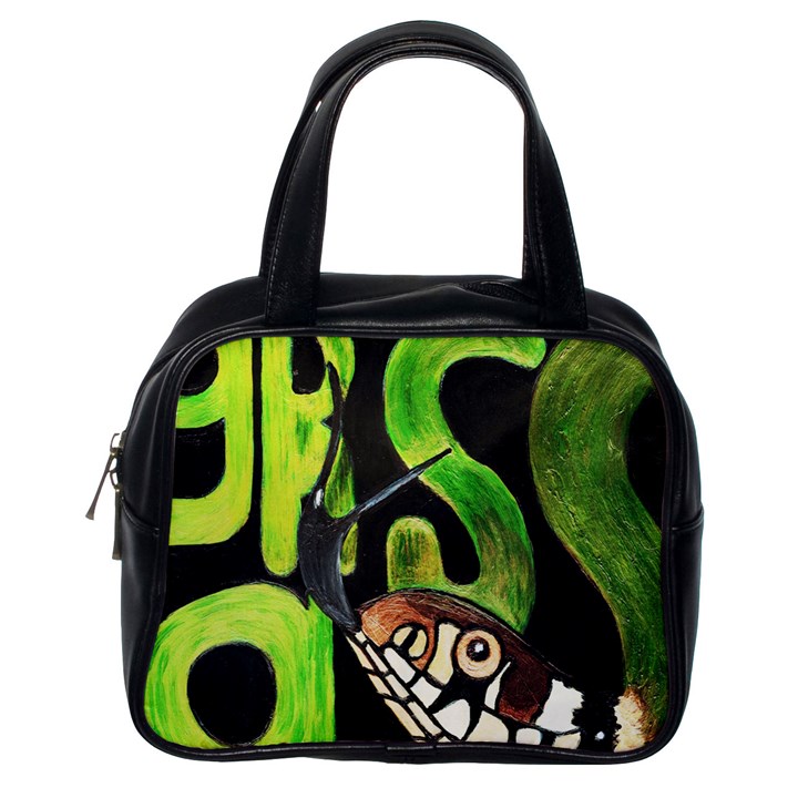 GRASS SNAKE Classic Handbag (One Side)