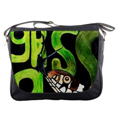 Grass Snake Messenger Bag by JUNEIPER07