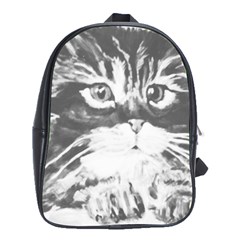 Kitten School Bag (xl) by JUNEIPER07