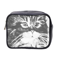 Kitten Mini Travel Toiletry Bag (two Sides) by JUNEIPER07