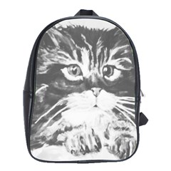 Kitten School Bag (large) by JUNEIPER07