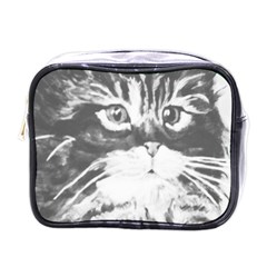 Kitten Mini Travel Toiletry Bag (one Side) by JUNEIPER07