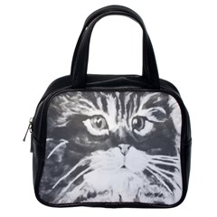 Kitten Bag Classic Handbag (one Side) by JUNEIPER07