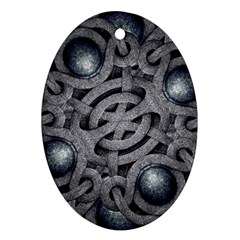 Mystic Arabesque Oval Ornament