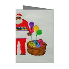 Yeti Father Chrismas, Mini Greeting Card (8 Pack) by creationtruth