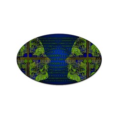 Binary Communication Sticker (oval) by StuffOrSomething