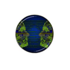 Binary Communication Golf Ball Marker (for Hat Clip)