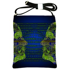 Binary Communication Shoulder Sling Bag