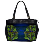 Binary Communication Oversize Office Handbag (Two Sides) Front