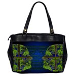 Binary Communication Oversize Office Handbag (Two Sides) Back