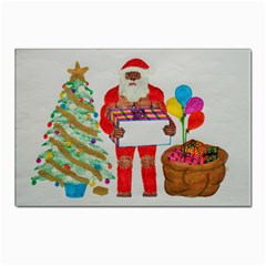 Sagittal Father Chrismas, Postcards 5  X 7  (10 Pack) by creationtruth