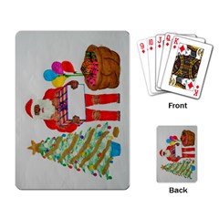 Sagittal Father Chrismas, Playing Cards Single Design