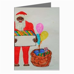 Sasquatch Father Christmas, Greeting Card by creationtruth