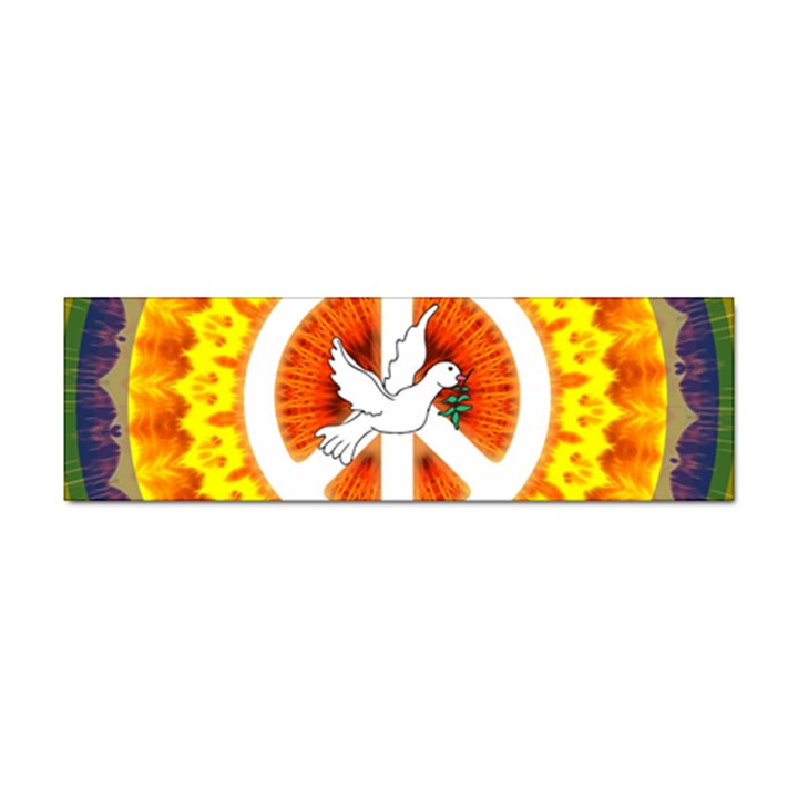 Psychedelic Peace Dove Mandala Bumper Sticker 100 Pack