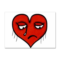 Sad Heart A4 Sticker 10 Pack by dflcprints