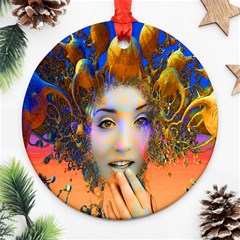 Organic Medusa Round Ornament