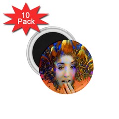 Organic Medusa 1.75  Button Magnet (10 pack)