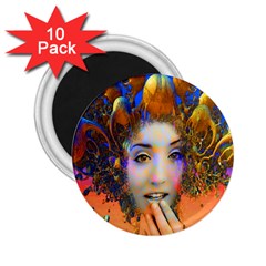 Organic Medusa 2 25  Button Magnet (10 Pack) by icarusismartdesigns