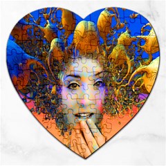 Organic Medusa Jigsaw Puzzle (Heart)