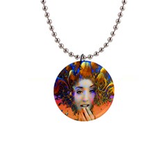 Organic Medusa Button Necklace by icarusismartdesigns