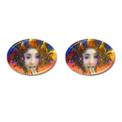 Organic Medusa Cufflinks (oval) by icarusismartdesigns