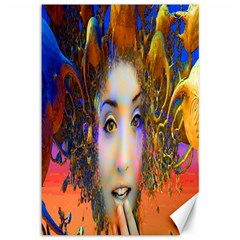 Organic Medusa Canvas 12  X 18  (unframed) by icarusismartdesigns