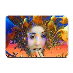 Organic Medusa Small Door Mat by icarusismartdesigns