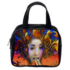 Organic Medusa Classic Handbag (one Side) by icarusismartdesigns