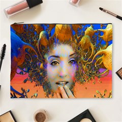 Organic Medusa Cosmetic Bag (xl) by icarusismartdesigns