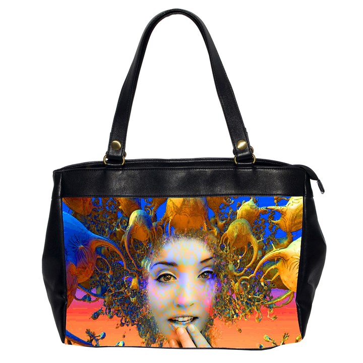 Organic Medusa Oversize Office Handbag (Two Sides)