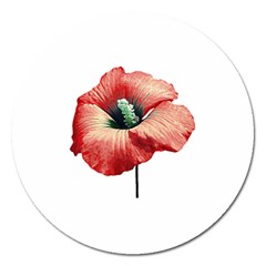 Your Flower Perfume Magnet 5  (round) by dflcprints