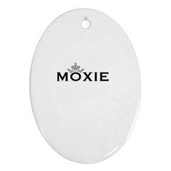 Moxie Logo Oval Ornament