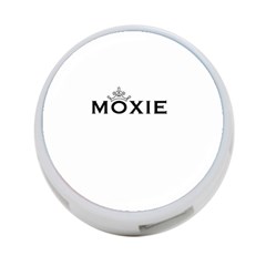 Moxie Logo 4-port Usb Hub (one Side) by MiniMoxie