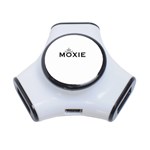 Moxie Logo 3 Port USB Hub Front