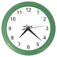 Moxie Logo Wall Clock (color) by MiniMoxie