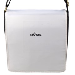 Moxie Logo Flap Closure Messenger Bag (small)