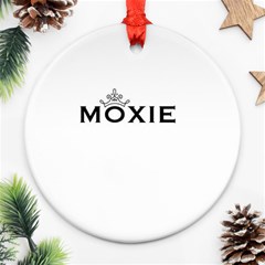 Moxie Logo Round Ornament