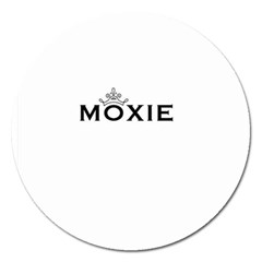 Moxie Logo Magnet 5  (round) by MiniMoxie