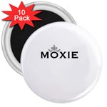 Moxie Logo 3  Button Magnet (10 pack) Front