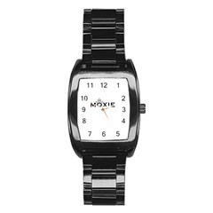 Moxie Logo Stainless Steel Barrel Watch