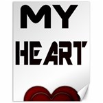 You My Heart Canvas 12  x 16  (Unframed) 11.86 x15.41  Canvas - 1