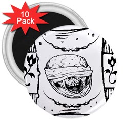 Art 6 3  Button Magnet (10 Pack)