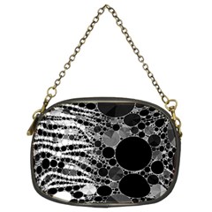 Zebra Print Bling Abstract Chain Purse (two Sides) by OCDesignss