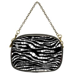 Zebra Pattern  Chain Purse (two Sided)  by OCDesignss