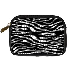 Zebra Pattern  Digital Camera Leather Case by OCDesignss