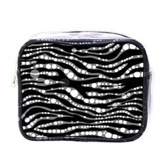 Zebra Pattern  Mini Travel Toiletry Bag (one Side) by OCDesignss