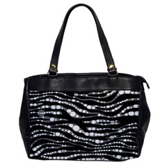 Zebra Pattern  Oversize Office Handbag (one Side) by OCDesignss